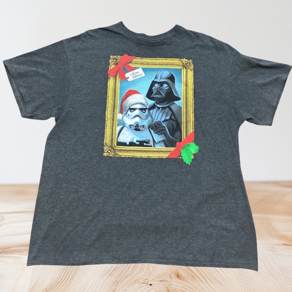 Star Wars Fifth Sun Mens XL Merry Sithmas Darth Vader Stormtrooper T-Shirt